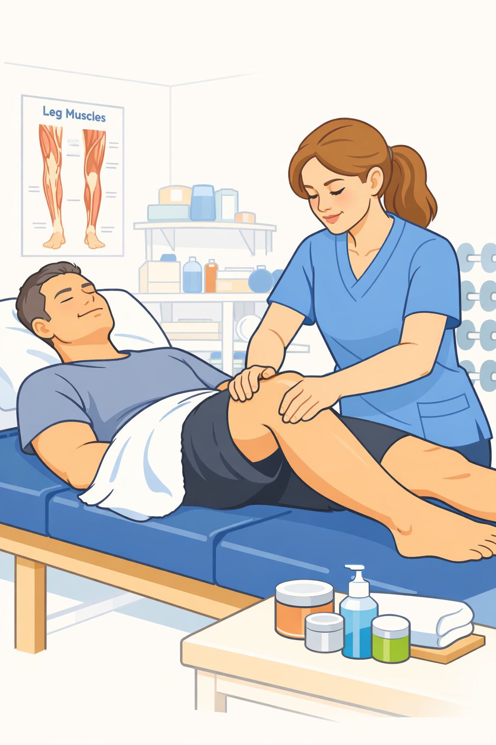 Sports massage therapy